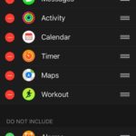 editing apple watch dock from iphone