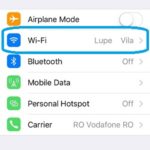 iPhone settings home screen