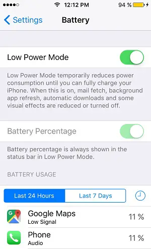 Tips To Keep iPhone Low Power Mode Always On