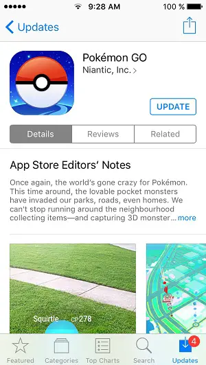 pokemon go in play store pokemon go in play store