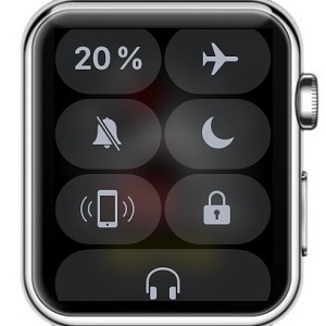 apple watch series 3 control center