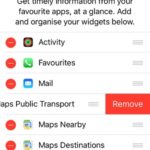 add remove ios 10 widget