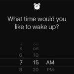 bedtime wake up time