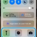 iOS 10 Control Center shortcuts