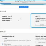 iOS 10 iTunes update button