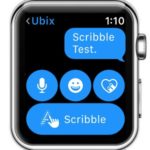 watchOS 3 Scribble button
