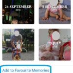 add to favorite memories option