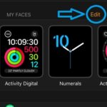 apple watch app edit watch face option