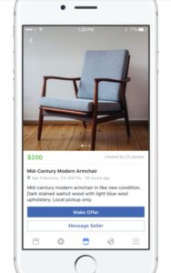facebook marketplace item information