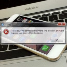 iPhone to Mac iTunes connection error
