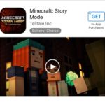 minecraft story mode app store download page