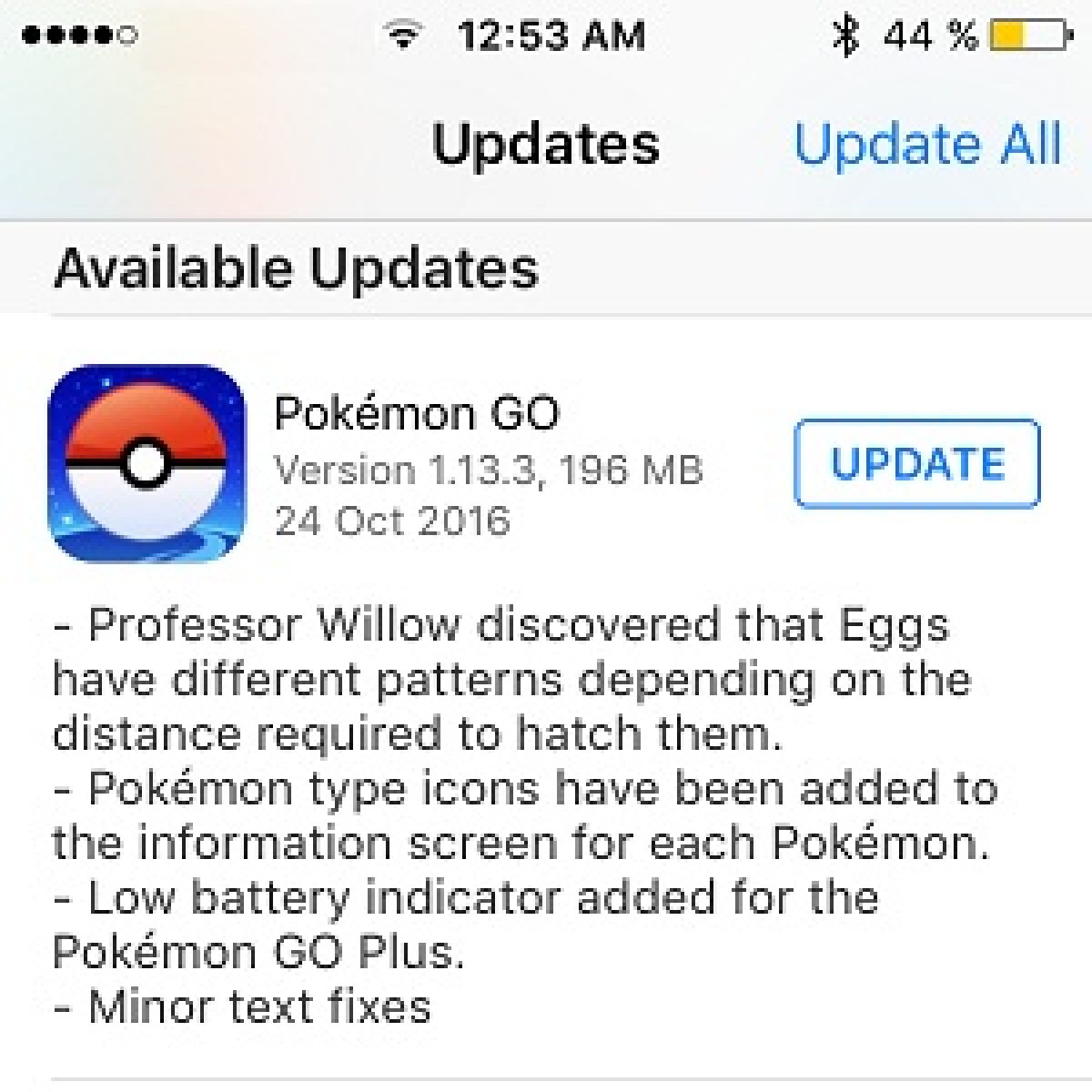 Pokemon Go 1 13 3 Brings Different Colors For Egg Hatching Patterns And A Few Other Minor Changes