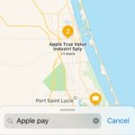 searching maps for apple pay