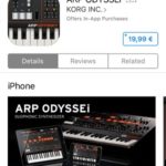 ARP ODYSSEi App Store download page