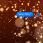 celebrations full-screen message effect