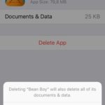 remove old game to free up space