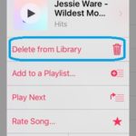 delete song to free up space