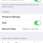 ios hdr keep normal photo setting