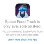 Space Food Truck new iPad game