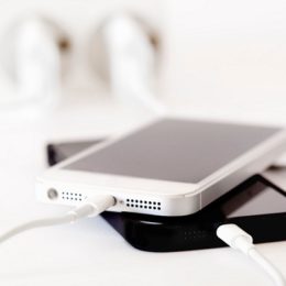 Wall outlet charging iPhones