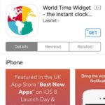 world time widget app store promo