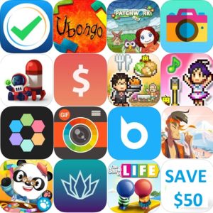 app store app sales for week 18