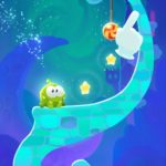 cutting the rope with a right swipe