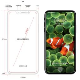 iphone 8 full vision display render
