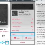 tap for apple music lyrics