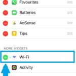 add wi-fi widget to ios lock screen