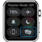 apple watch theater mode off