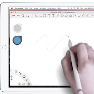 duet display predictive line feature