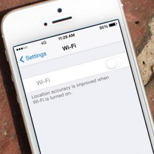 greyed out iPhone wi-fi toggle