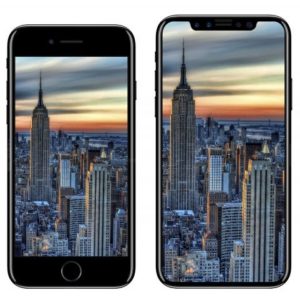 iPhone 8 vs iPhone 7 2D comparison