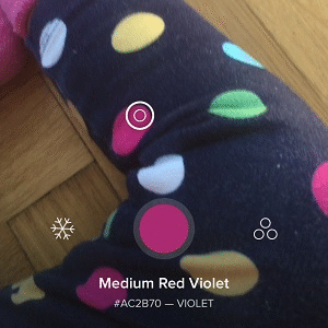 live color reading with cone