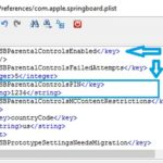 manually resetting ios restrictions passcode