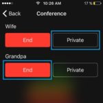 removing participant from conference call