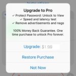 upgrade to wi-fi widget pro screen
