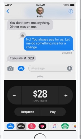 Apple Pay Receives Person To Person Money Transfer Feature In Ios 11 - apple pay money transfer via imessage