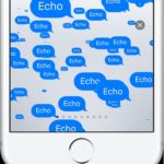 echo messages screen effect