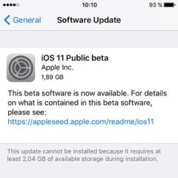ios 11 Public beta software update