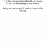 ios 11 iphone automatic setup screen