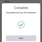 ios 11 sent wi-fi password screen