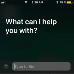 ios 11 type to siri feature