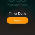 repeat timer ios 11 option