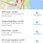 google maps parking suggestions