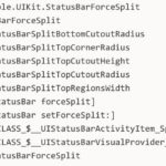 HomePod firmware code regarding iPhone x split status bar