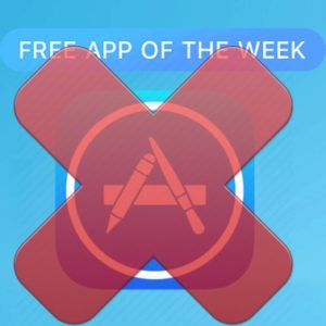 app store free app of the week discontinued