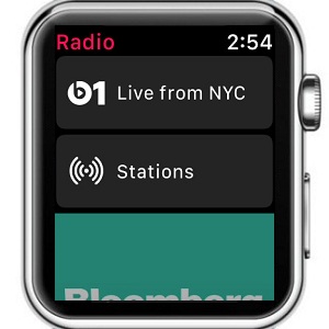 apple music radio on apple watch