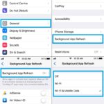 how to configure background app refresh in ios 11